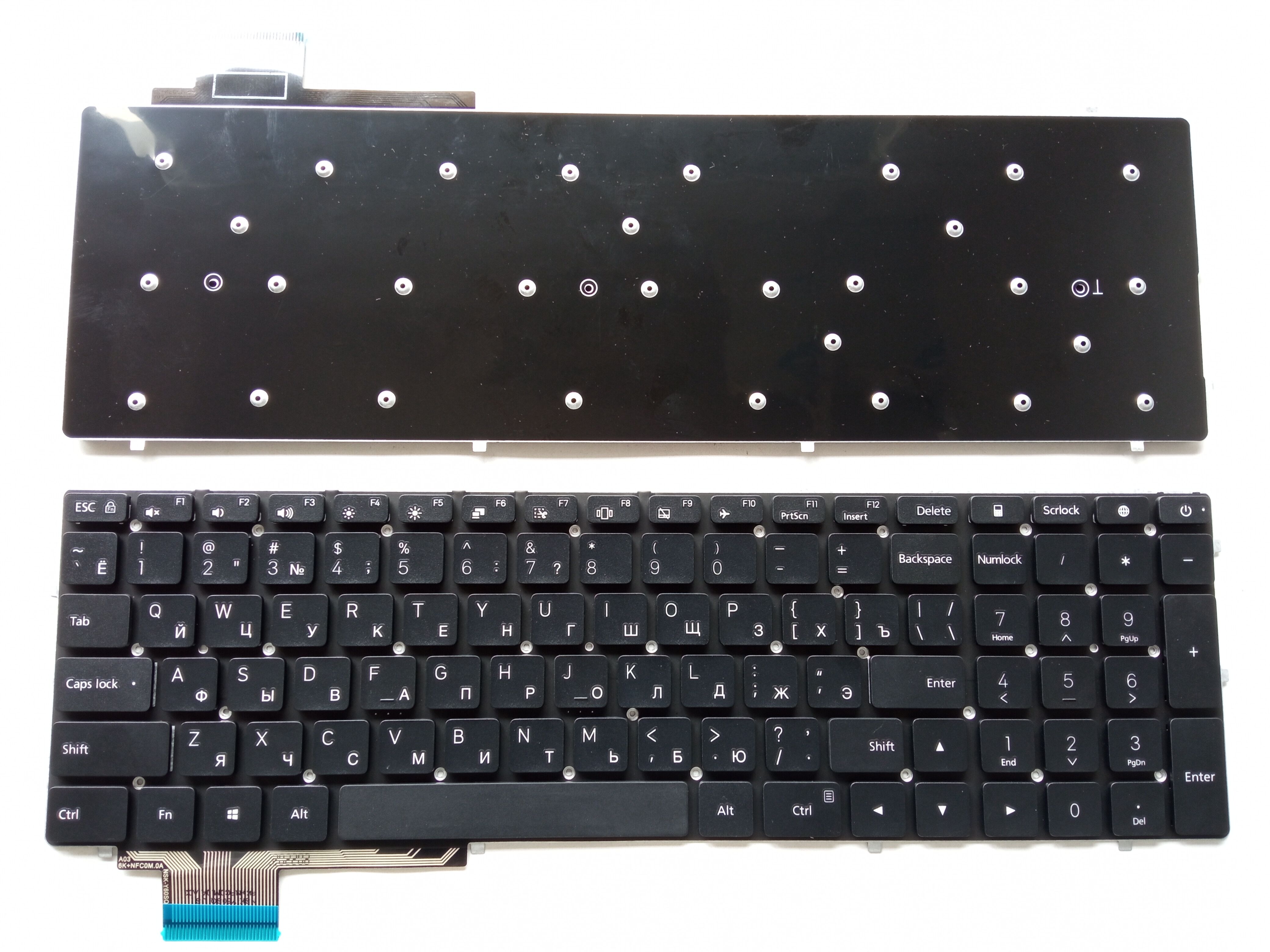 Picture of New Replacement Laptop Keyboard For Xiaomi RUBY15.6/TM1802/TM1709/TM1705 BLACK (OEM) RU Layout